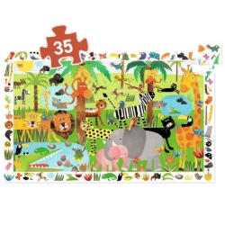 Djeco Jungle – observatiepuzzel van 35 stukjes – vanaf 3 jaar