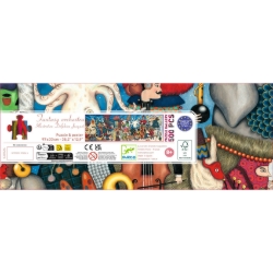 Djeco Gallery Fantasieorkest – panorama legpuzzel van 500 stukjes – vanaf 8 jaar