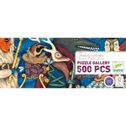 Djeco Gallery Fantasieorkest – panorama legpuzzel van 500 stukjes – vanaf 8 jaar