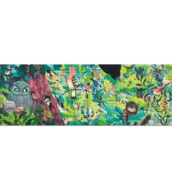 Djeco Gallery Uilen en vogels – Panorama legpuzzel van 1000 stukjes – vanaf 9 jaar