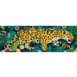 Djeco Gallery Luipaard – Panorama legpuzzel van 1000 stukjes – vanaf 9 jaar
