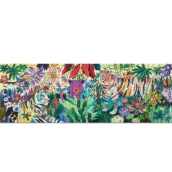 Djeco Gallery Regenboogtijgers – Panorama legpuzzel van 1000 stukjes – vanaf 9 jaar