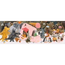 Djeco Gallery Het park – Panorama legpuzzel van 100 stukjes – vanaf 5 jaar