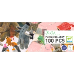 Djeco Gallery Het park – Panorama legpuzzel van 100 stukjes – vanaf 5 jaar