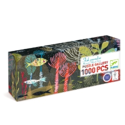 Djeco Gallery Vissenparadijs – Panorama legpuzzel van 1000 stukjes – vanaf 9 jaar