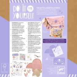 Djeco knutselset Sweet Fashionista – DIY tasje en portemonnee – vanaf 6 jaar