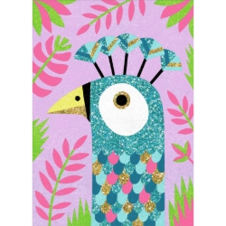 Djeco Schitterende vogels – knutselset met zand en glitter – van 6 tot 10 jaar