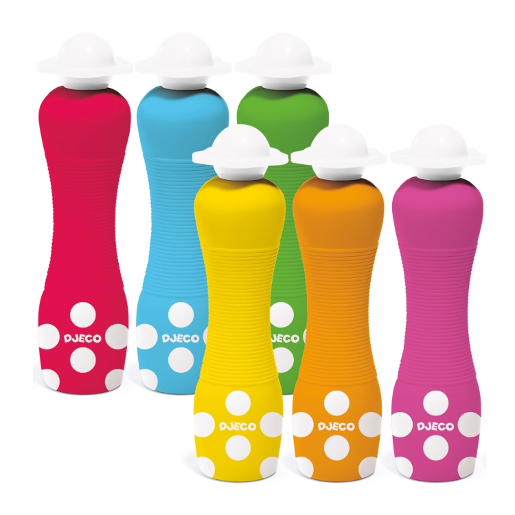 Djeco Foam Markers – zes stippelstiften – vanaf 18 maanden