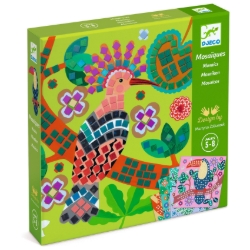Djeco Boomtoppen – mozaïekset met metallic stickers – van 5 tot 8 jaar