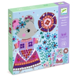 Djeco Lieve huisdieren – glittermozaïek op nummer – van 5 tot 8 jaar