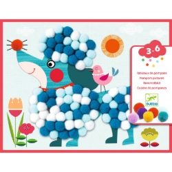 Djeco PomPom Puppies – honden versieren met pompons – van 3 tot 6 jaar