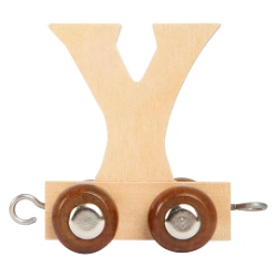 Afbeeldingen van Lettertrein Letter Y – Naturel Hout – Decoratief