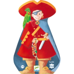 Djeco De piraat en zijn schat - legpuzzel 36 stukjes - vanaf 4 jaar