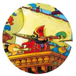 Djeco Het schip van Barbarossa - legpuzzel 54 stukjes - vanaf 5 jaar