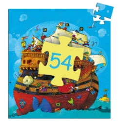 Djeco Het schip van Barbarossa - legpuzzel 54 stukjes - vanaf 5 jaar