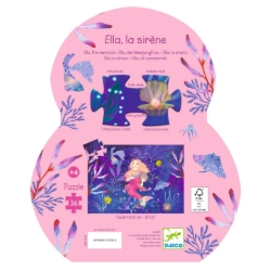 Djeco Ella de zeemeermin - legpuzzel 36 stukjes - vanaf 4 jaar