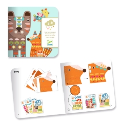 Djeco 3 reuzendieren - papierknutselset - van 3 tot 6 jaar