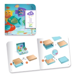 Djeco Vrolijk aquarium - collageknutselset - van 3 tot 6 jaar