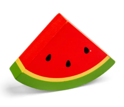 Bigjigs Watermeloen - Houten Speelfruit - Vanaf 3 jaar