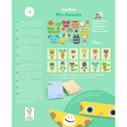 Djeco Inzebox Mix Animals – magnetisch dierenspel – vanaf 3 jaar