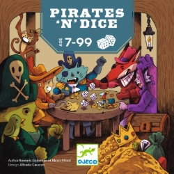 Djeco Pirates ’n’ Dice - dobbelspel - van 7 tot 99 jaar