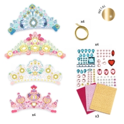 Djeco Als een prinses - tiara’s knutselset - vanaf 5 jaar