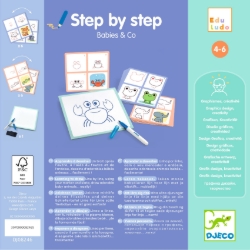 Djeco Step by Step Baby & Co - tekenset - van 4 tot 6 jaar
