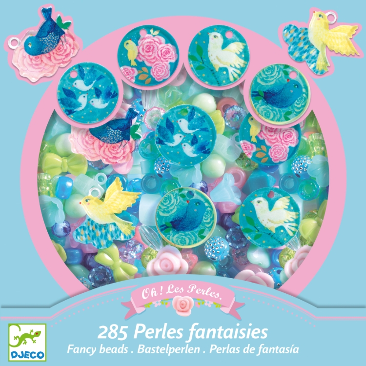 Djeco Vogels - fantasiekralenset - van 6 tot 10 jaar