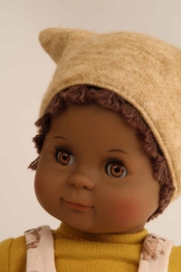 Schildkrot - Mijn eerste knuffelpop Schlummerle – met bruine slaapogen - vanaf 3 jaar