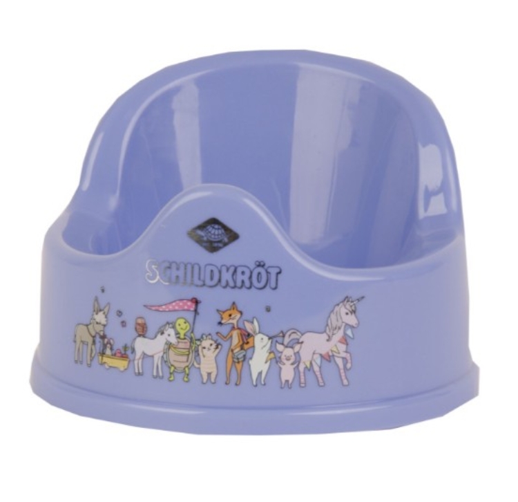 Schildkröt - Poppenpotje blauw Ø 12 cm - vanaf 3 jaar