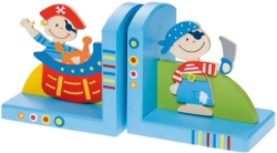 Simply for kids - Boekensteun Piraat – Houten Set - Decoratief