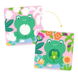 Djeco Kiekeboe! Babydieren uit de tuin - magische waterkleurset - vanaf 18 maanden