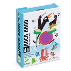 Djeco Rock Band - strategisch kaartspel - van 4 tot 10 jaar