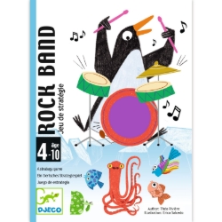 Djeco Rock Band - strategisch kaartspel - van 4 tot 10 jaar