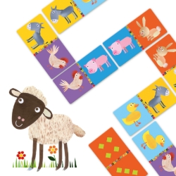 Djeco Boerderij - dominospel - vanaf 3 jaar