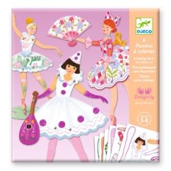 Djeco Tutu’s - knutselset beweegbare poppen - van 5 tot 8 jaar