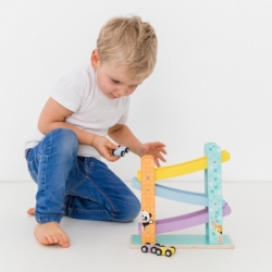 Studio Circus Autoracer – Houten Racebaan Zip Zap – Vanaf 3 Jaar