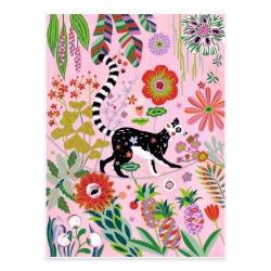 Djeco Wilde dieren - Colouring Gallery - kleurposterset - van 8 tot 99 jaar
